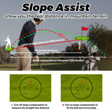 Load image into Gallery viewer, Golf Range Finder with Slope -1200 Yards Laser Rangefinder for Golf &amp; Hunting,7X Magnification,Flag Locking Vibration,USB-C Rechargeable &amp; Magnet Stripe,Best Golf Accessories Gift with Hard Shell Case