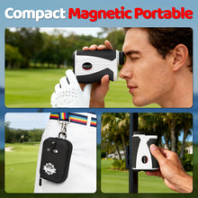 Load image into Gallery viewer, Golf Range Finder with Slope -1200 Yards Laser Rangefinder for Golf &amp; Hunting,7X Magnification,Flag Locking Vibration,USB-C Rechargeable &amp; Magnet Stripe,Best Golf Accessories Gift with Hard Shell Case